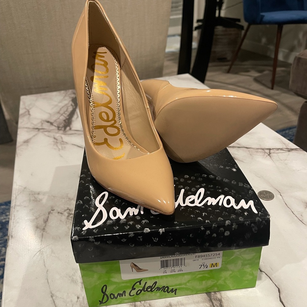 Sam Edelman Danna Nude Blush Pumps